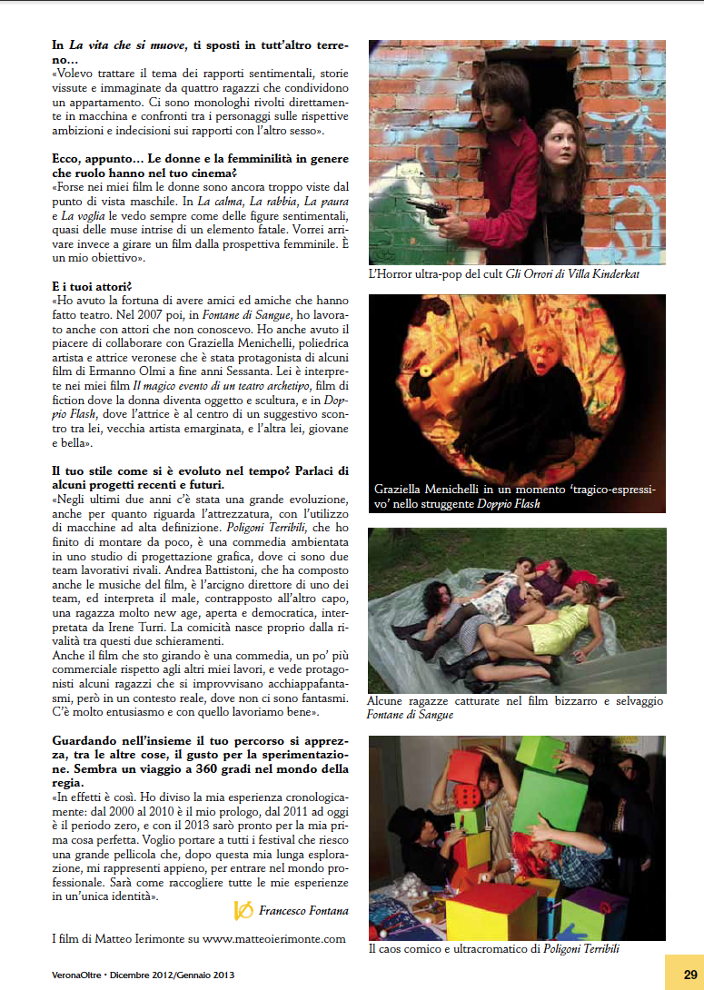 Intervista su VeronaOltre, parte due